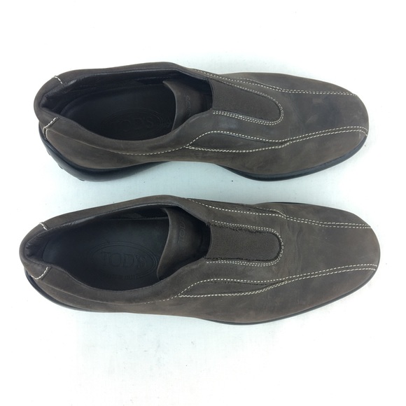 Tods Mens Brown Loafers main image 4